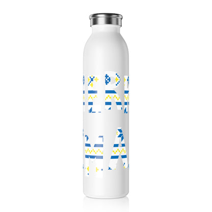 20oz LUFC “Merry Xmas” Christmas  Design Slim Stainless Steel Water  Bottle