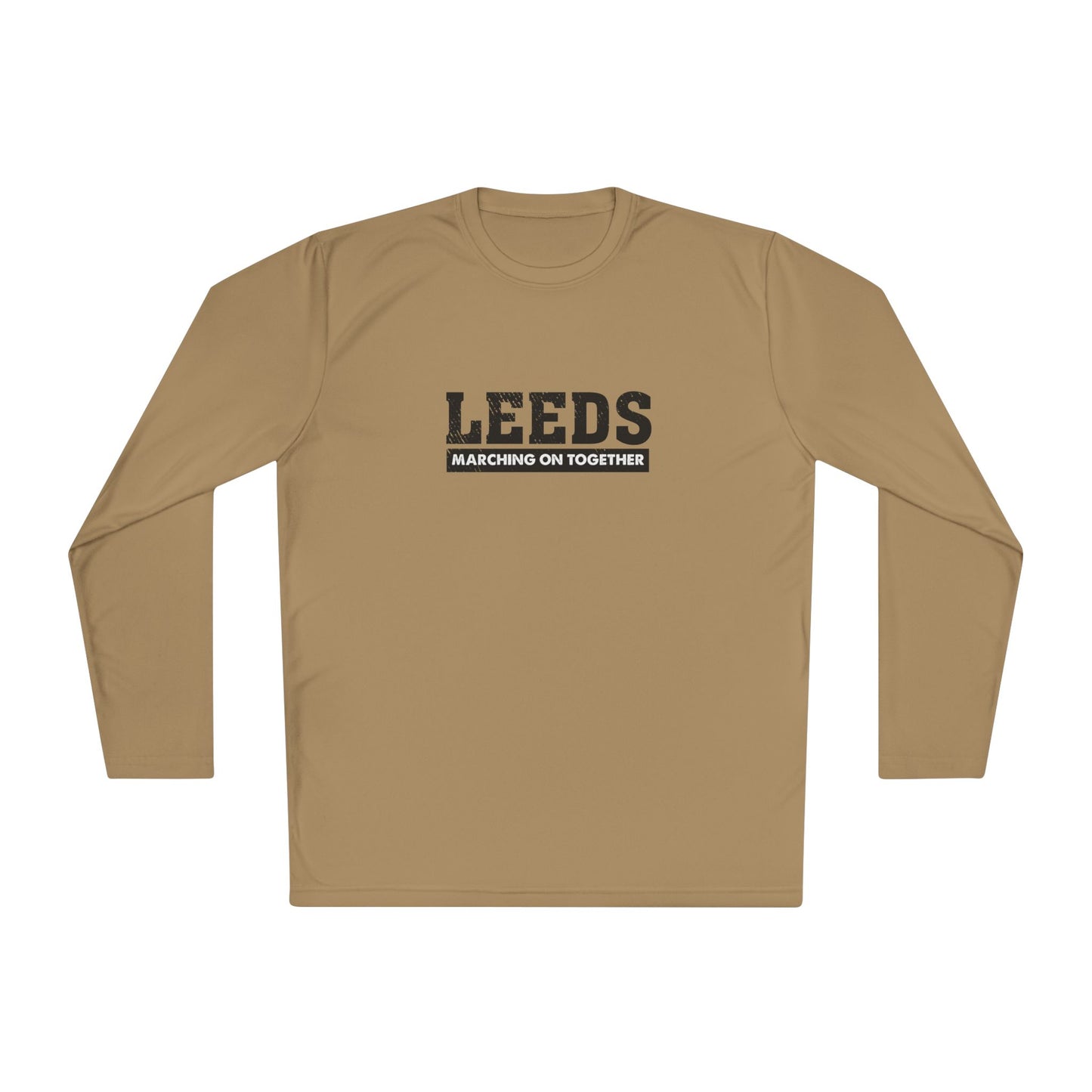 Leeds “Marching On Together” Long Sleeve T-Shirt: Unisex Fit