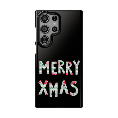 Leeds United "Merry Xmas" Red &  Green Emblem Snap Case: Christmas  Edition