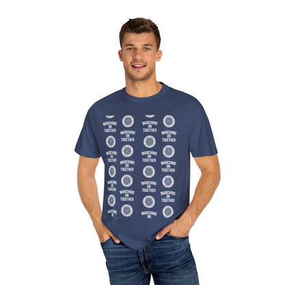 LUFC News Graphic Tee Garment-Dyed Unisex T-Shirt