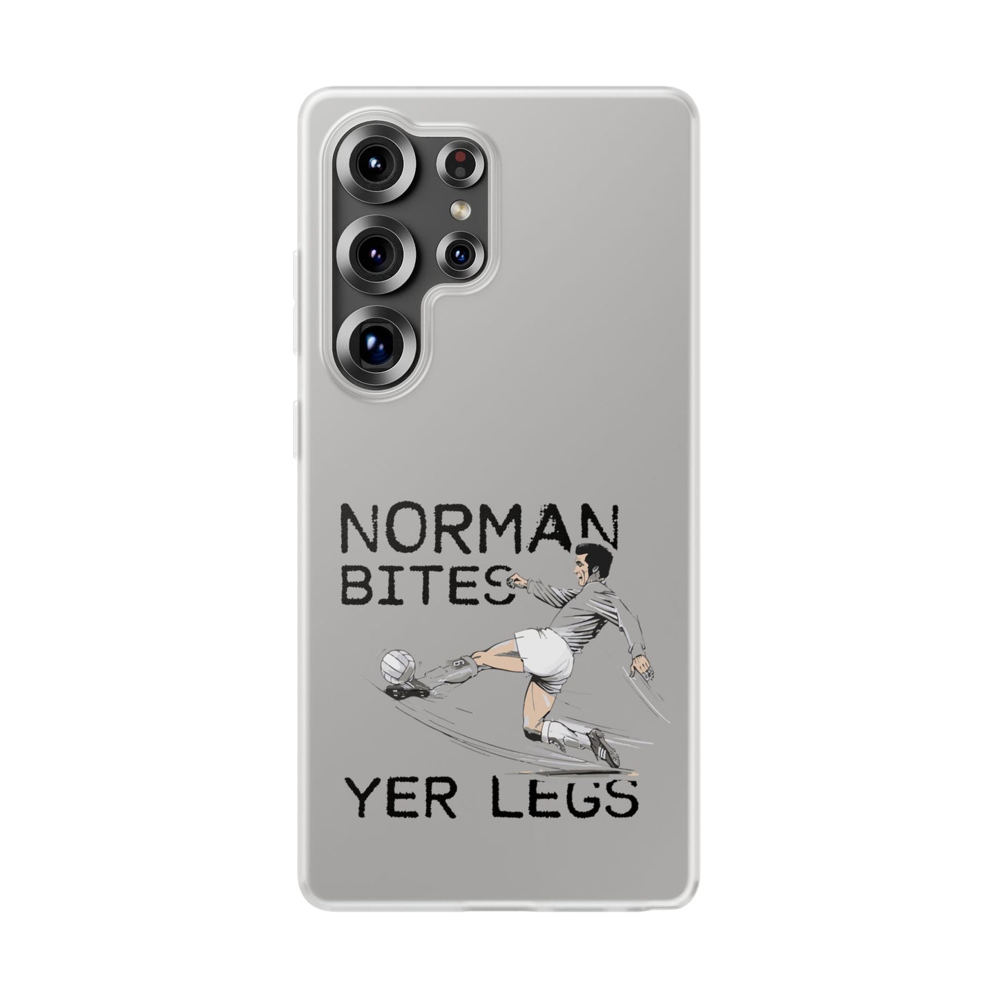 LUFC Norman Bites 'YER LEGS’ Flexi  Case