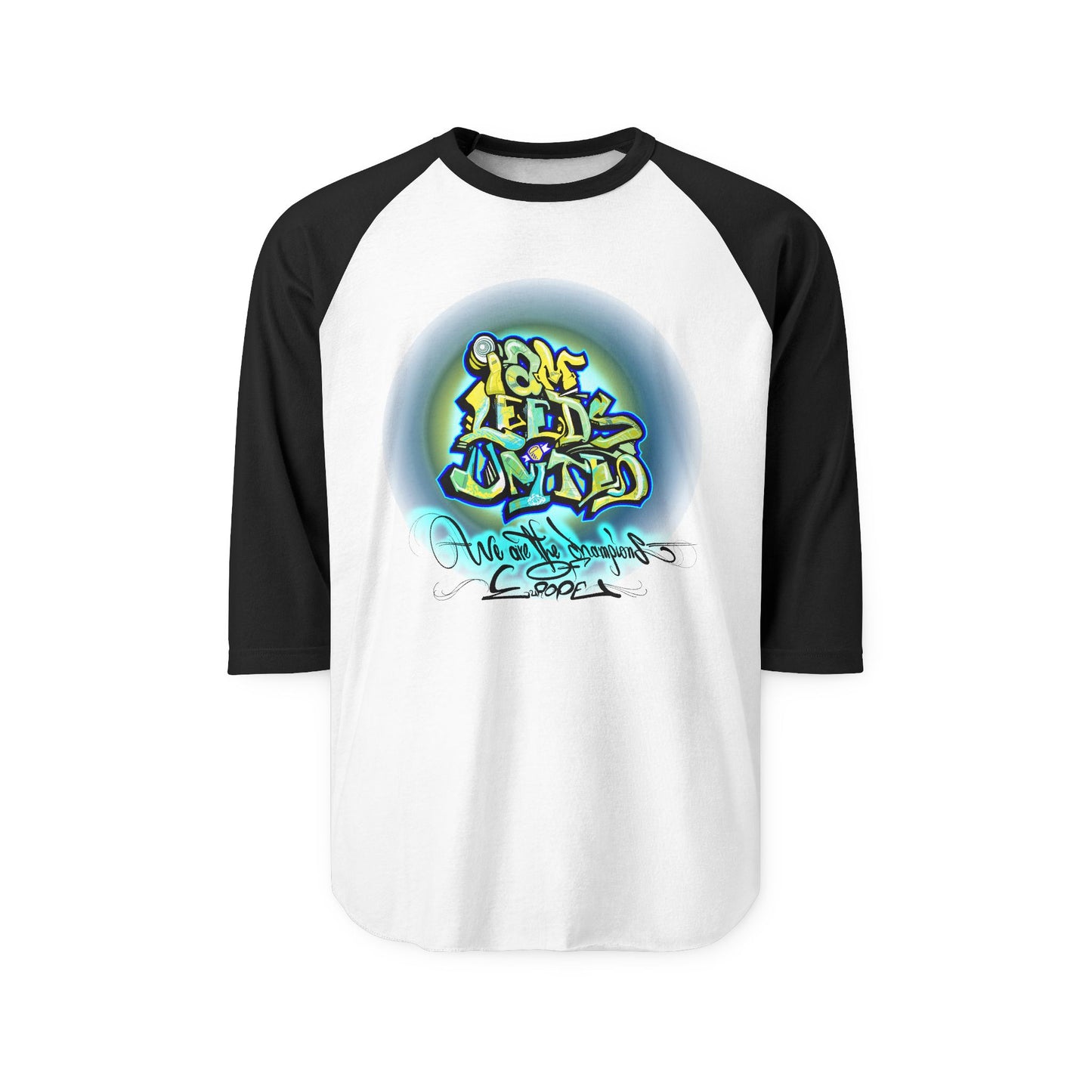 Leeds United Graffiti-Inspired Unisex  Raglan Shirt: Legend Cooper Edition