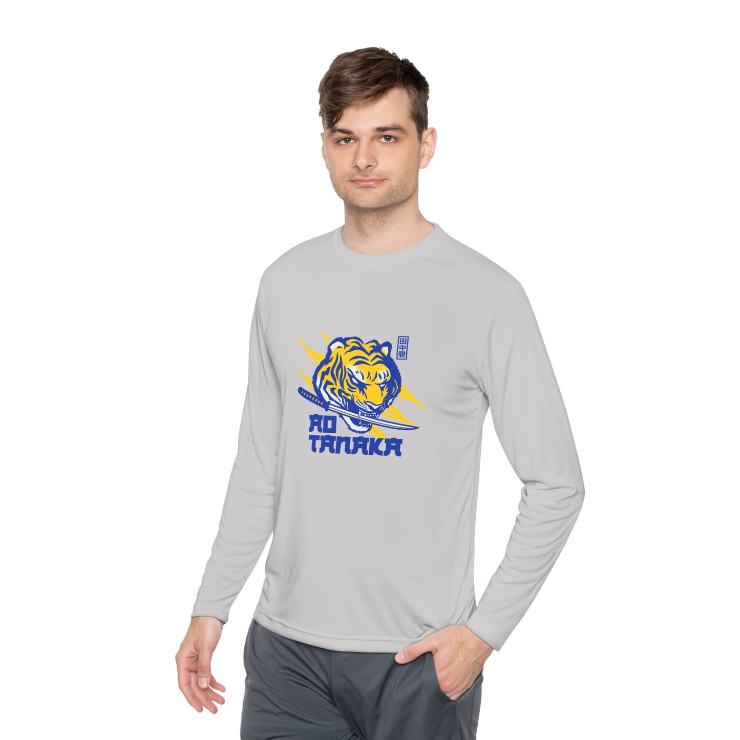 Leeds Unisex Tiger Graphic Long Sleeve T-Shirt: AO Tanaka Edition