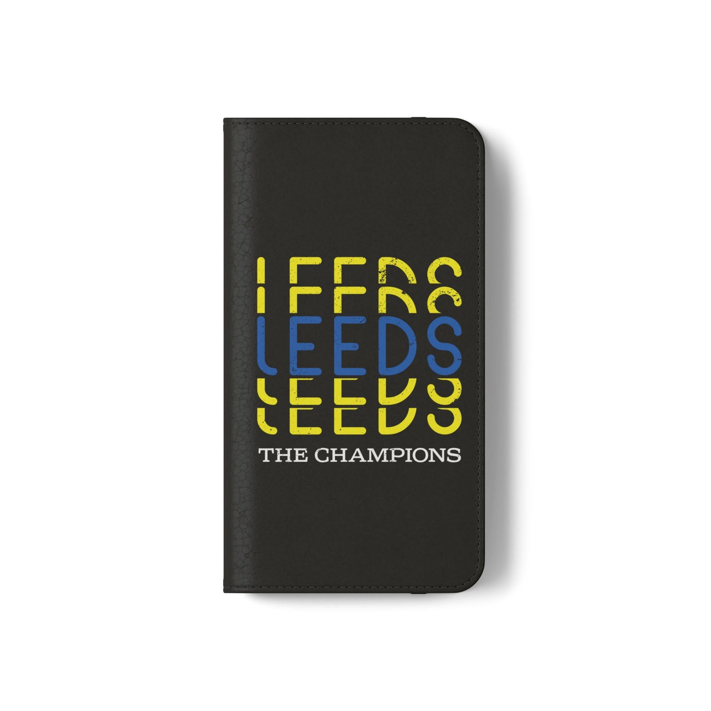 LUFC "LEEDS The Champions" Flip  Case Phone Wallet