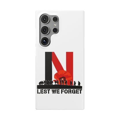 Leeds United "LEST WE FORGET"  Snap Case