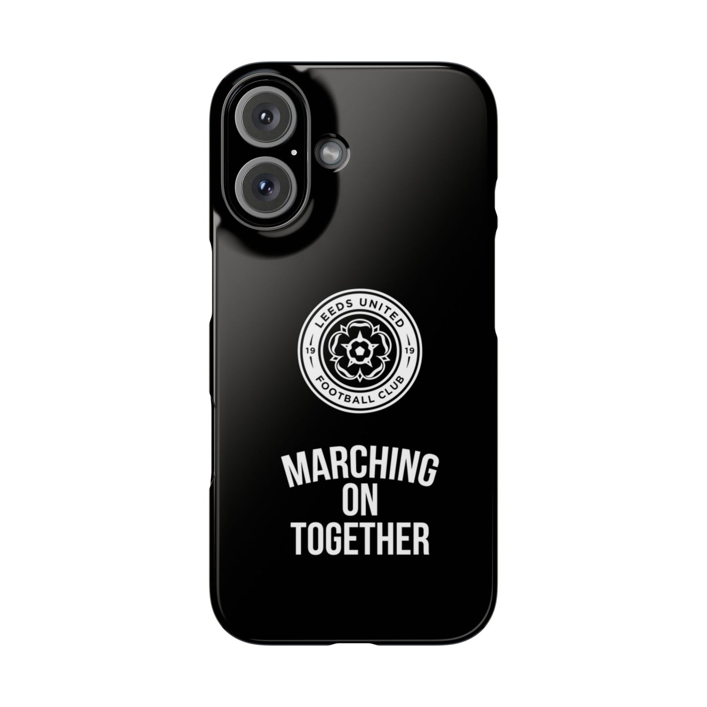 05 Snap Phone Case — "All Leeds Aren't We" Blue & Yellow Emblem