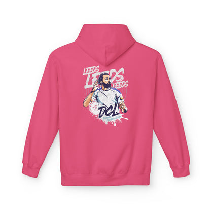 LUFC Softstyle Fleece Hoodie “LEEDS:  Dominic Calvert-Lewin” Midweight  Unisex - Lufcnews.co.uk