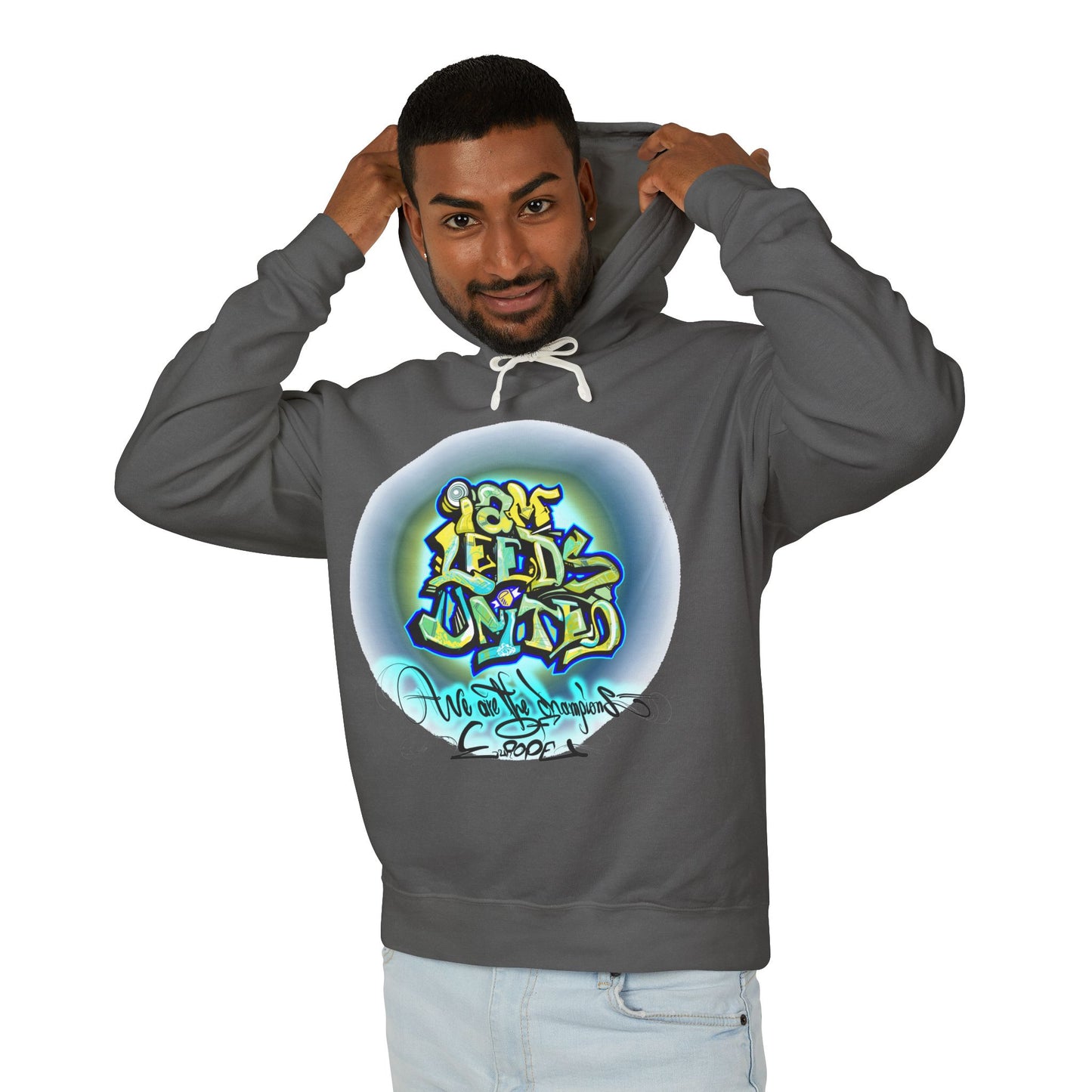 LUFC "I am Leeds United" Hoodie  Lightweight Unisex