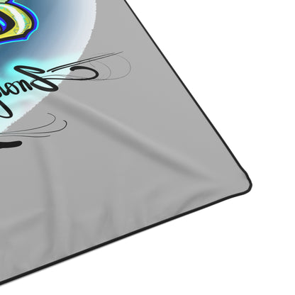 LUFC “Leeds United Graffiti”  Polyester Fleece Blanket: Bold Fan  Art Design