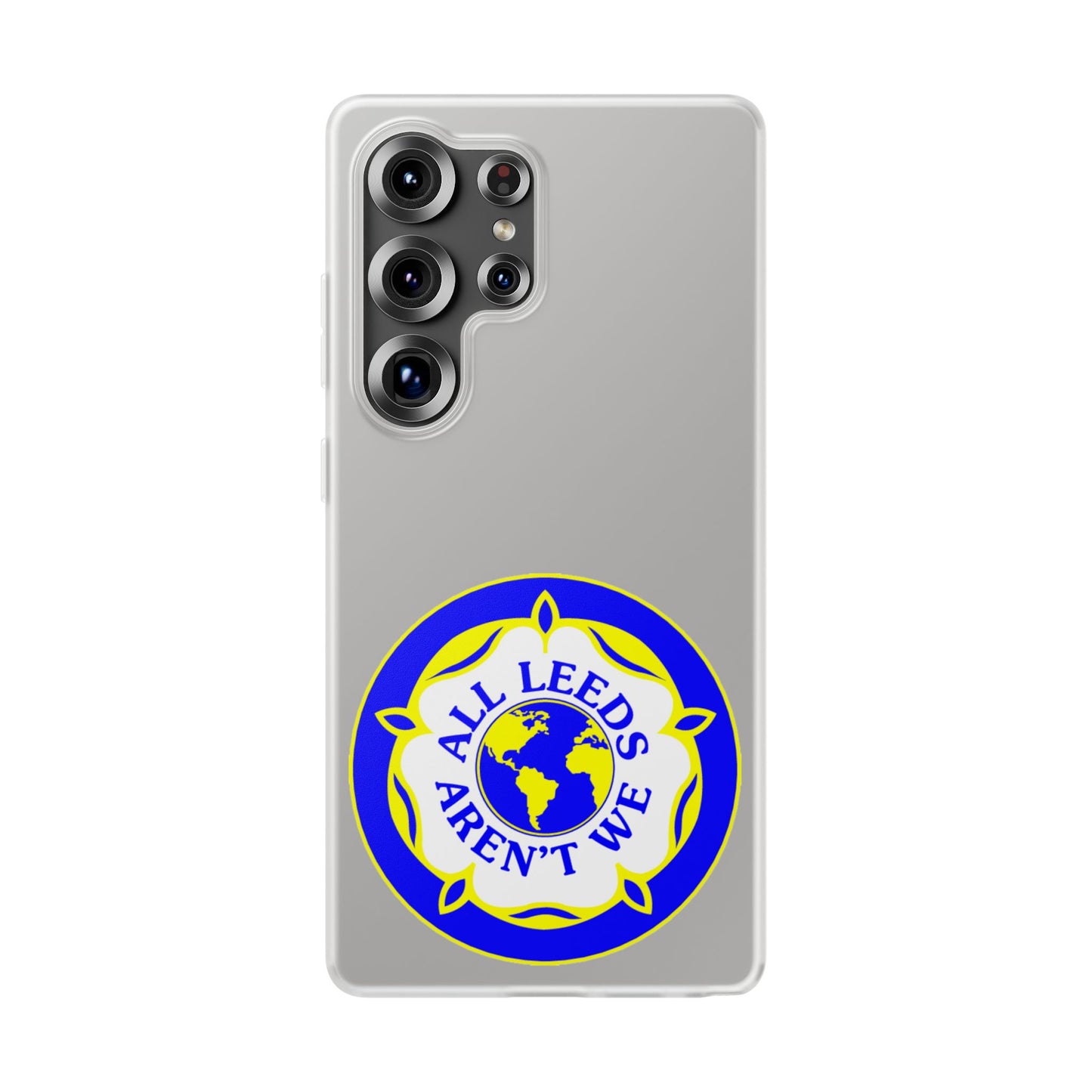 LUFC 'All Leeds Aren't We' Retro  Football: Flexi Case