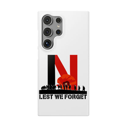 Leeds United "LEST WE FORGET"  Snap Case