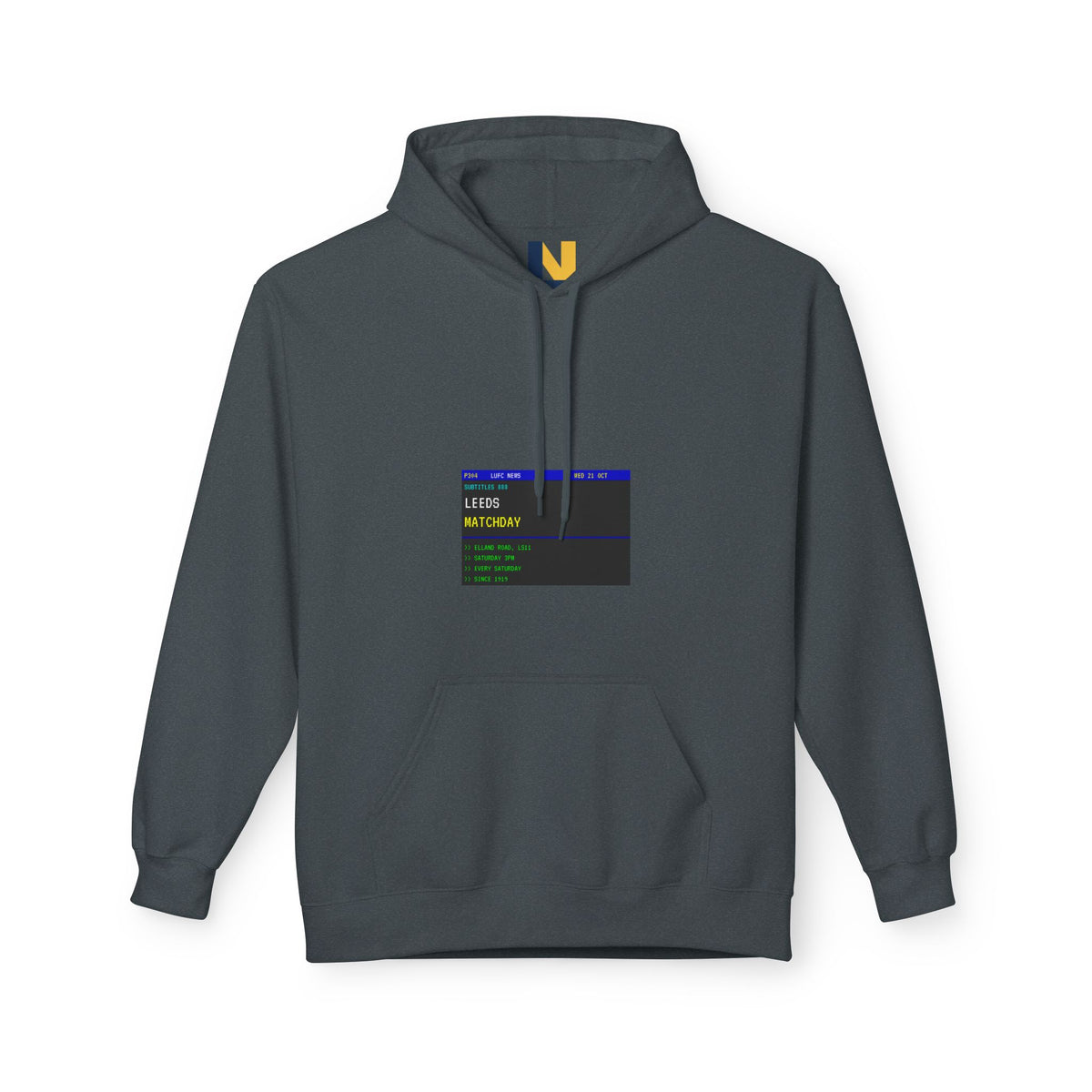 Leeds Matchday Teletext Hoodie