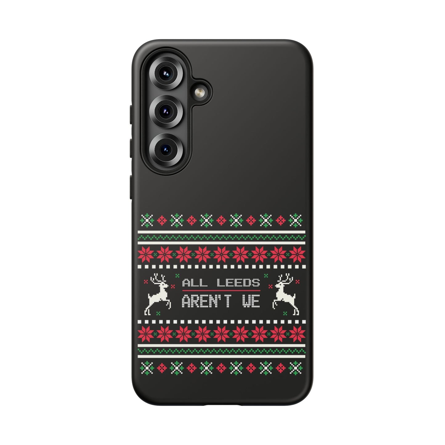 LUFC 'All Leeds Aren't We' Phone  Case: Christmas Edition