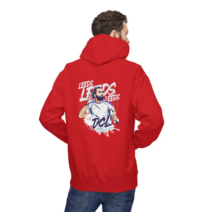 LUFC Softstyle Fleece Hoodie “LEEDS:  Dominic Calvert-Lewin” Midweight  Unisex - Lufcnews.co.uk