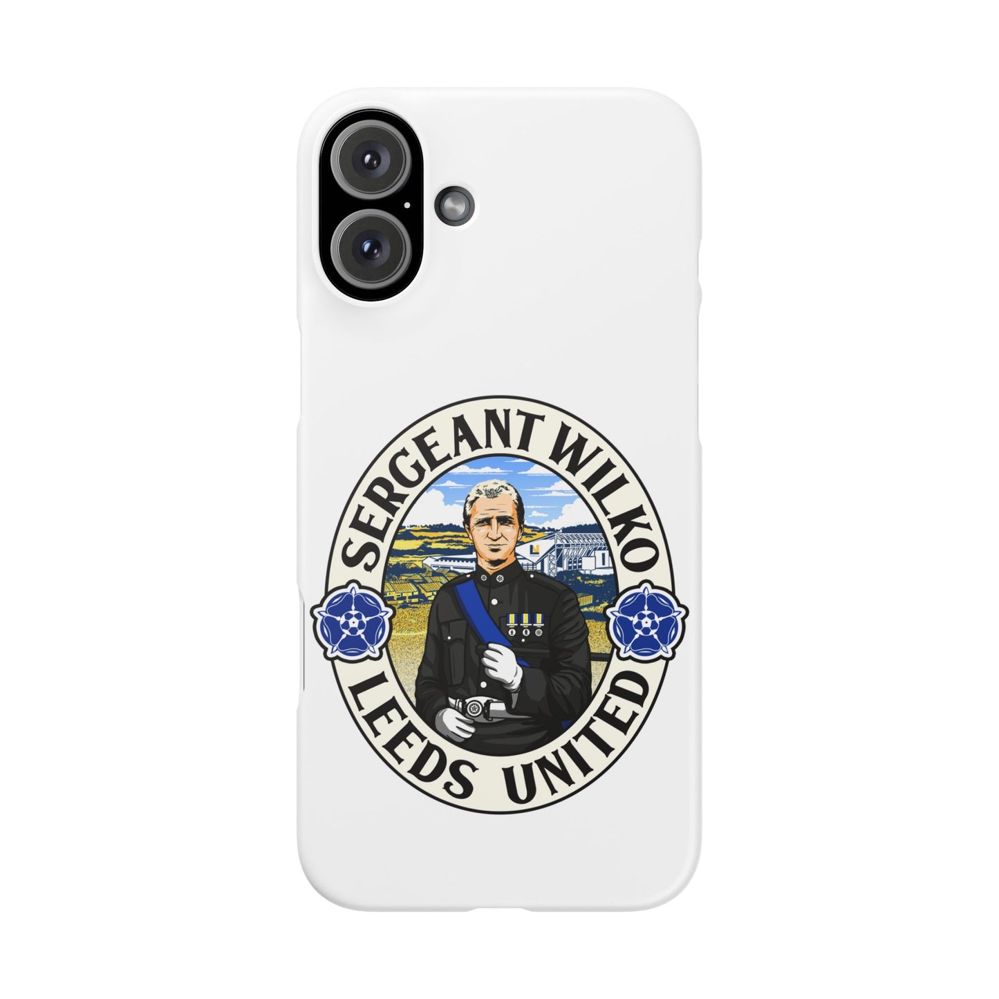 LUFC "SERGEANT WILKO" Leeds  United: Snap Case