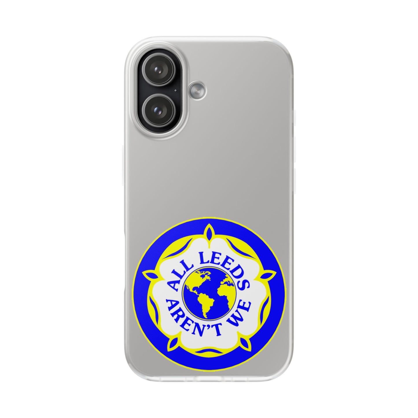 LUFC 'All Leeds Aren't We' Retro  Football: Flexi Case