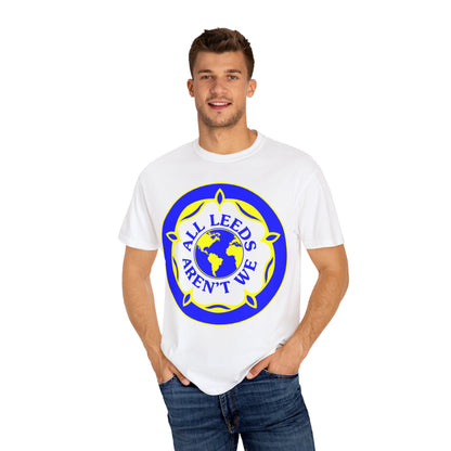LUFC “All Leeds Aren’t We” Globe  Tee: Unisex Supporters Edition