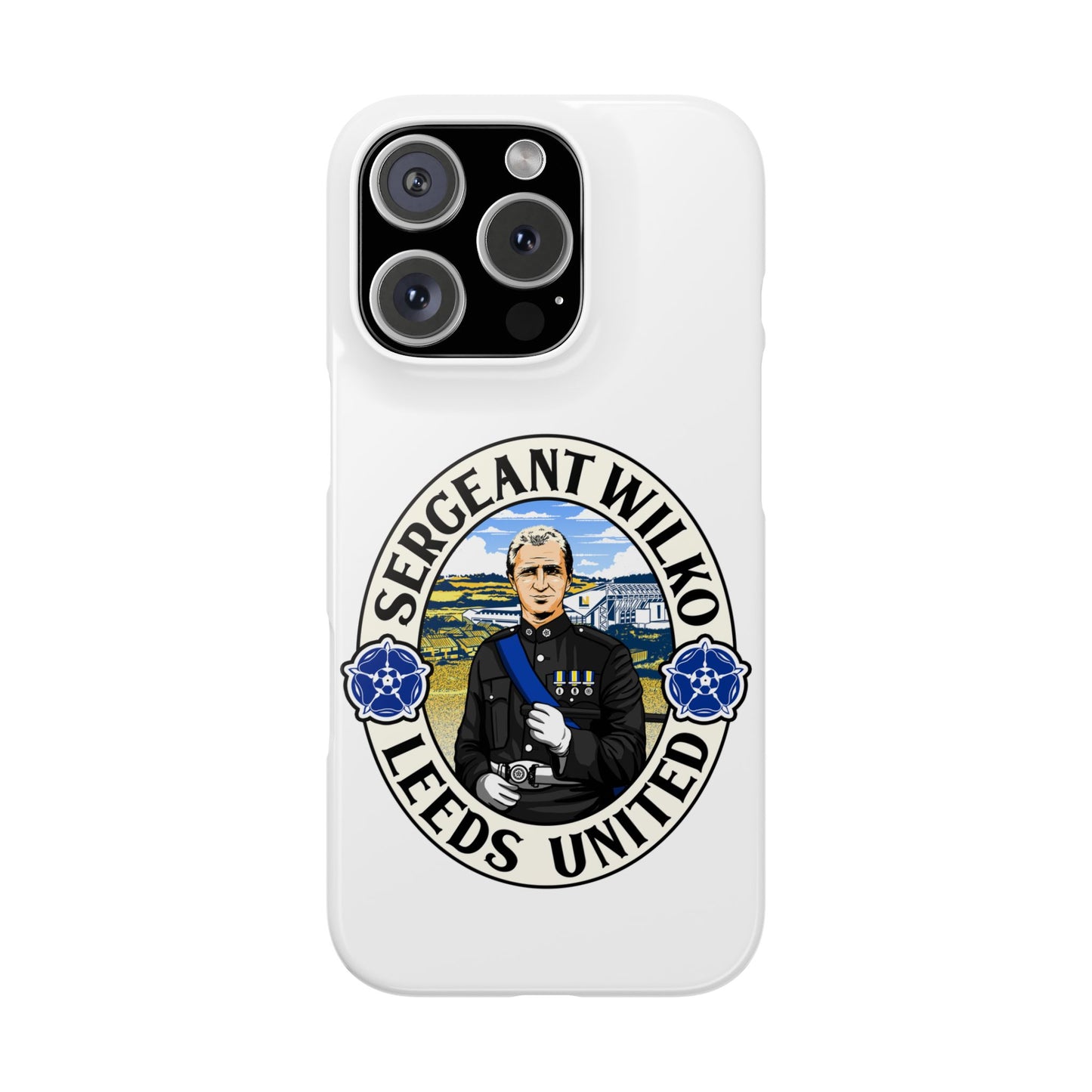LUFC "SERGEANT WILKO" Leeds  United: Snap Case
