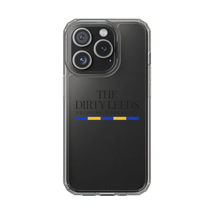 LUFC “The Dirty Leeds: Pride of  Yorkshire” Clear Phone Case - Lufcnews.co.uk