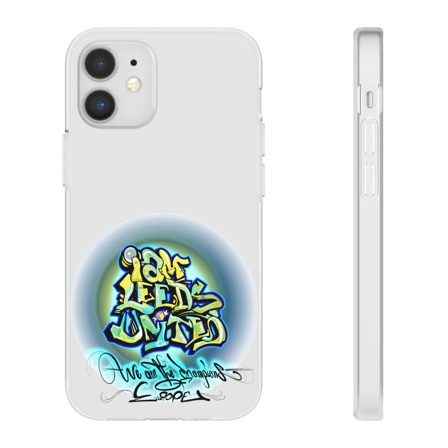 LUFC 'I Am LEEDS UNITED' Retro  Football: Flexi Case