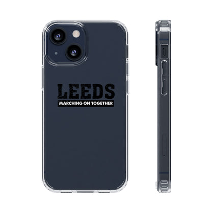 Clear Impact-Resistant Phone Case  “LEEDS: Marching On Together”  Edition