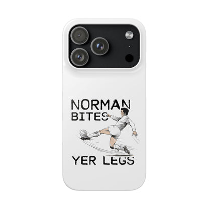 Leeds United Norman Bites "YER  LEGS" Snap Case