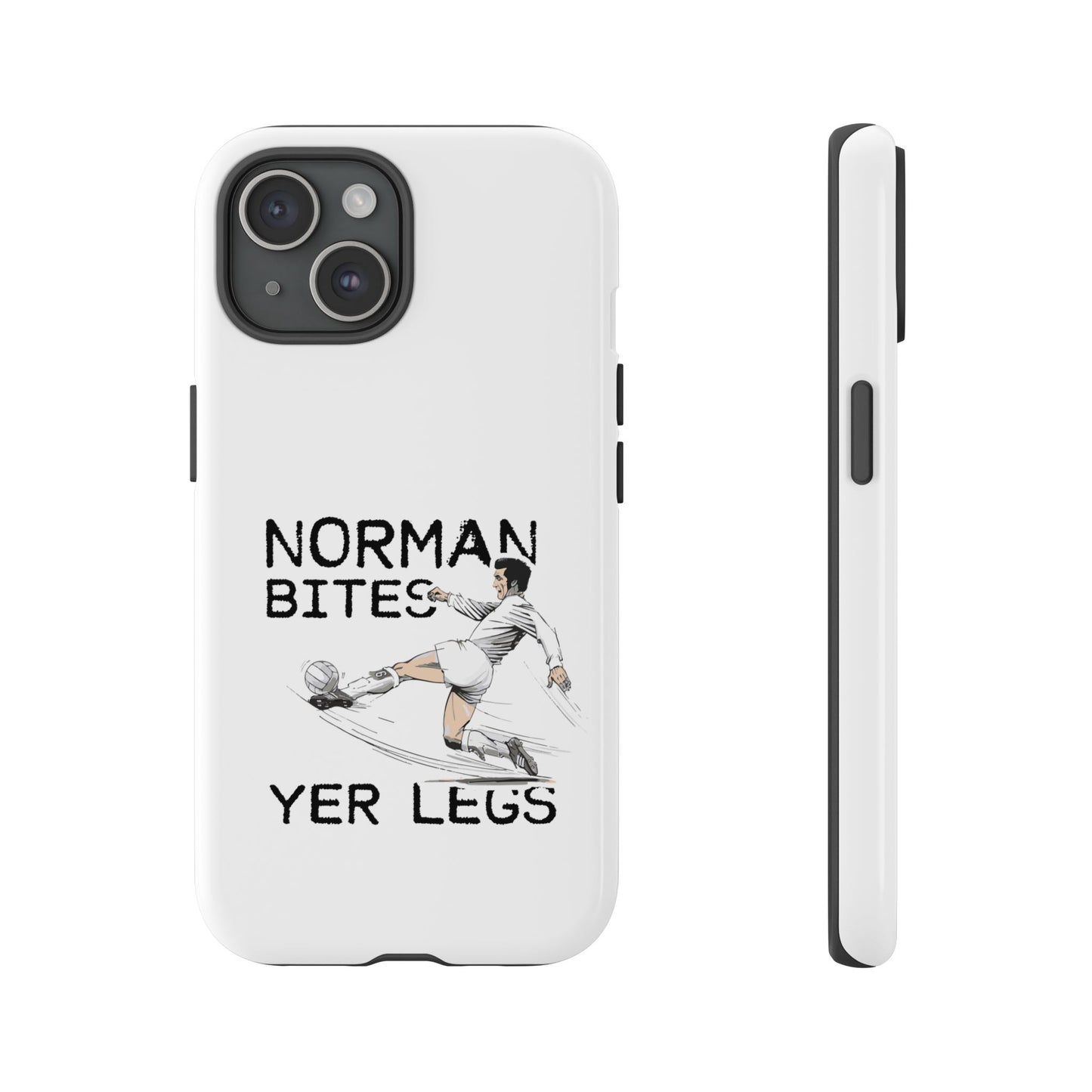 Leeds United NORMAN BITES 'YER  LEGS' Phone Case