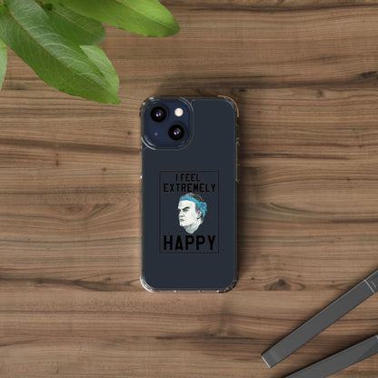 Clear Phone Case - Bielsa I feel Extremely Happy