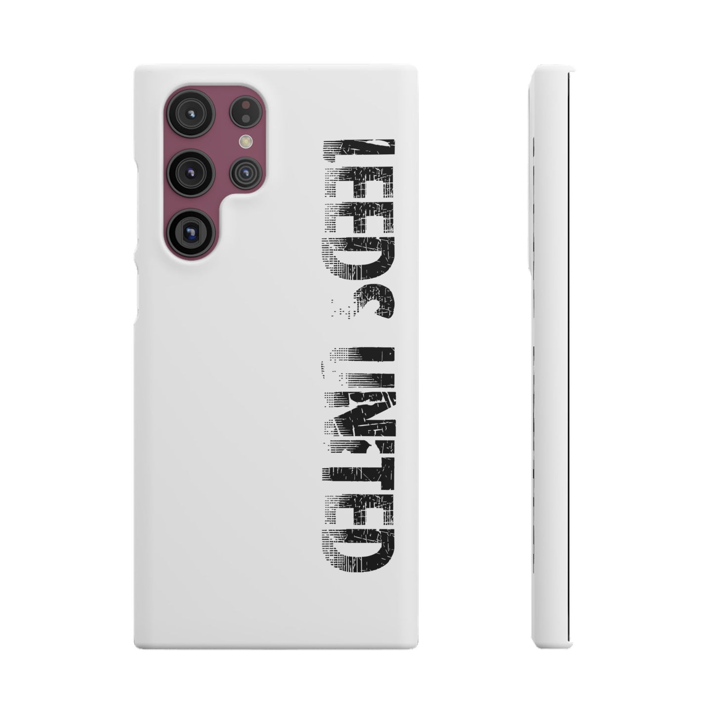 04 Snap Phone Case — "All Leeds Aren't We" Blue & Yellow Emblem