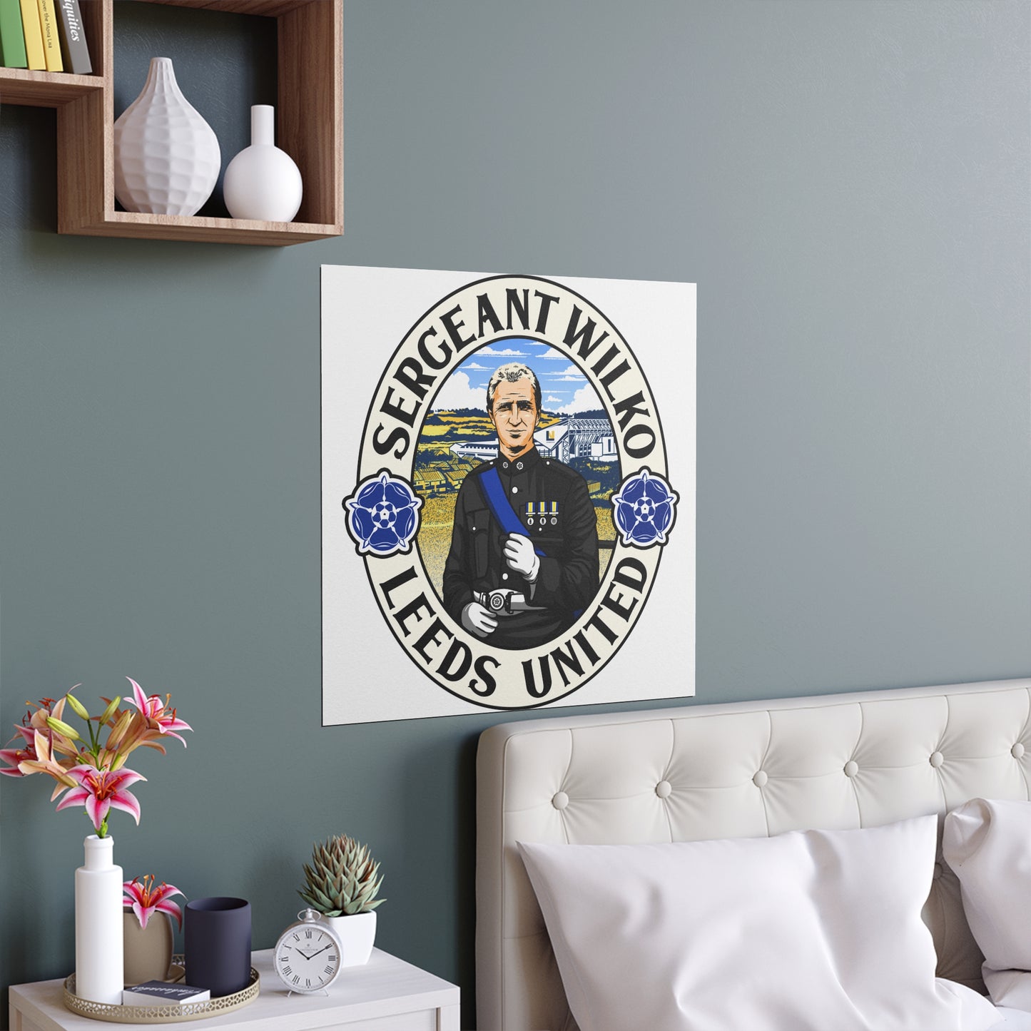 LUFC “Sergeant Wilko Leeds United”  Silk Poster