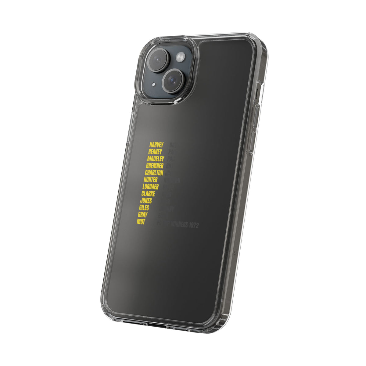 Clear Phone Case - 1972 FA Cup Winners