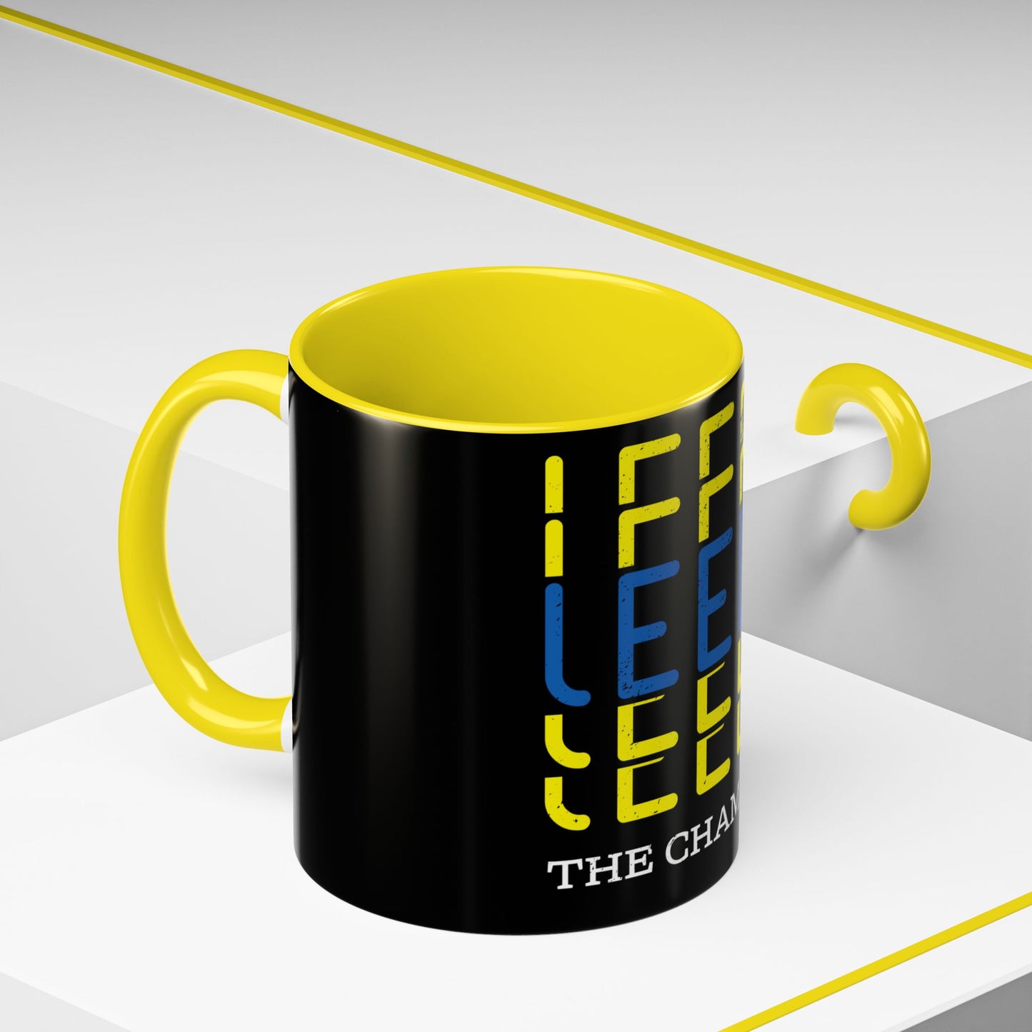 Leeds United “The Champions” Accent  Mug