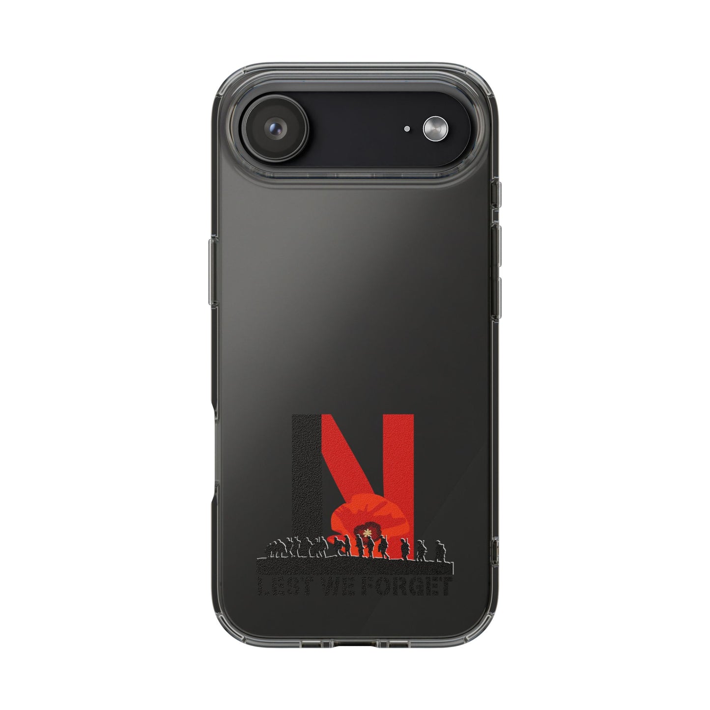 Leeds United “LEST WE FORGET”  Clear Impact-Resistant Case