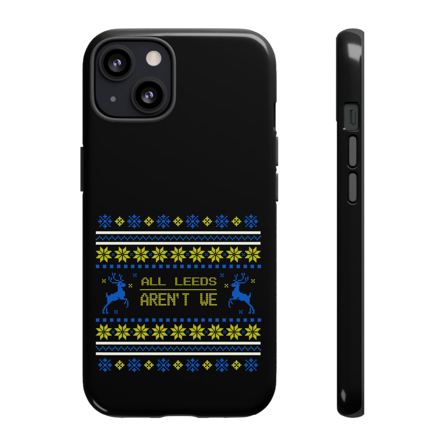 LUFC 'All Leeds Aren't We' Phone  Case: Christmas Edition