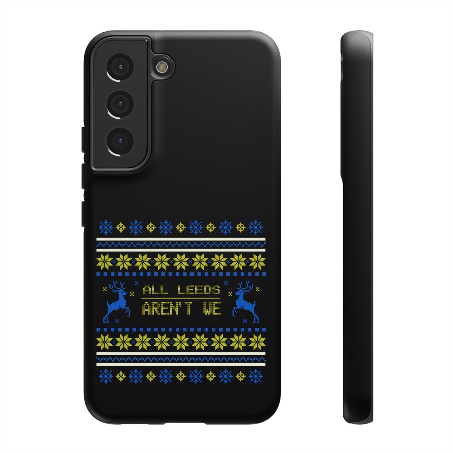 LUFC 'All Leeds Aren't We' Phone  Case: Christmas Edition