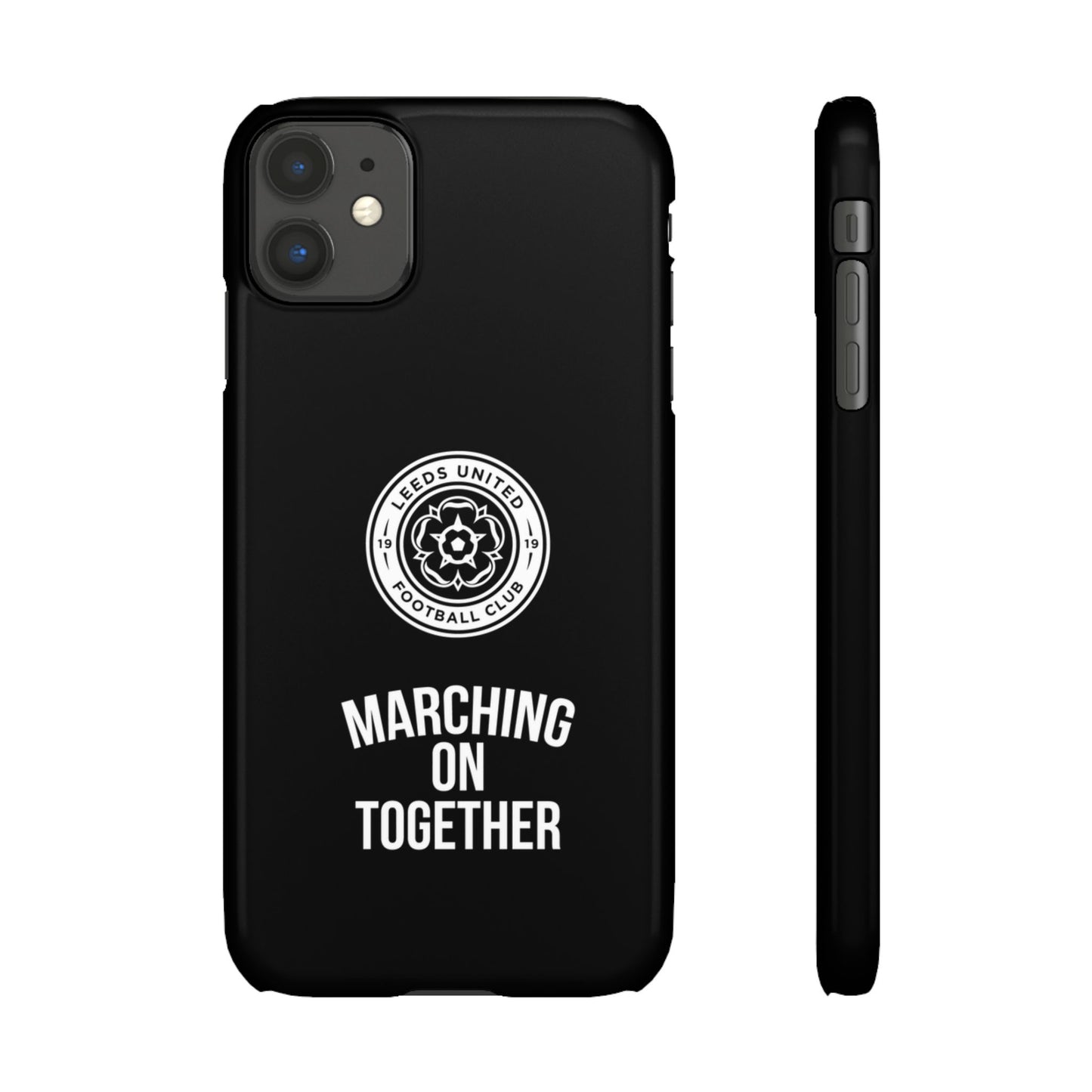 05 Snap Phone Case — "All Leeds Aren't We" Blue & Yellow Emblem