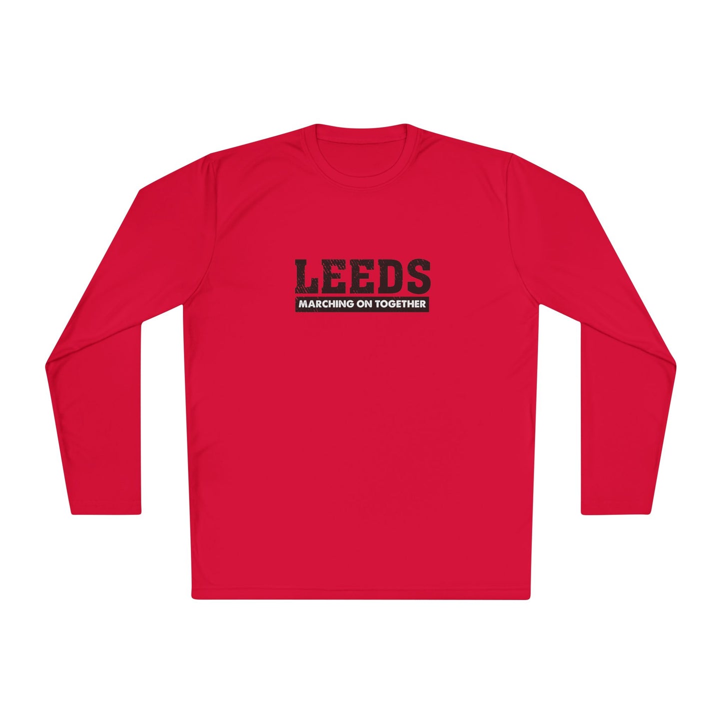 Leeds “Marching On Together” Long Sleeve T-Shirt: Unisex Fit