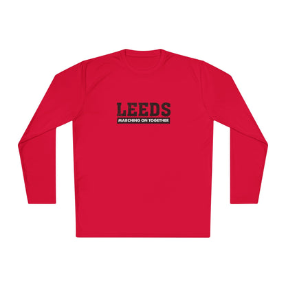 Leeds “Marching On Together” Long Sleeve T-Shirt: Unisex Fit