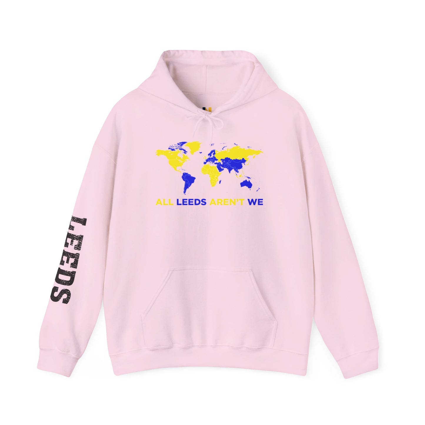 LUFC World Map Hoodie Heavy  Blend™ Unisex