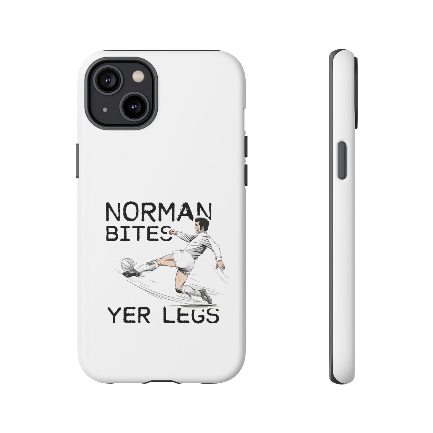 Leeds United NORMAN BITES 'YER  LEGS' Phone Case