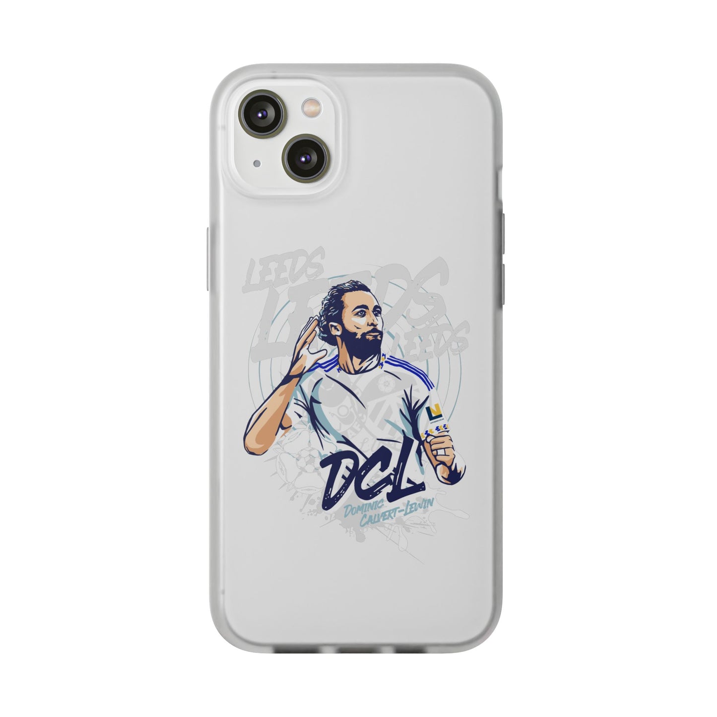 LUFC News “LEEDS: Dominic  Calvert-Lewin” Flexi Case - Lufcnews.co.uk