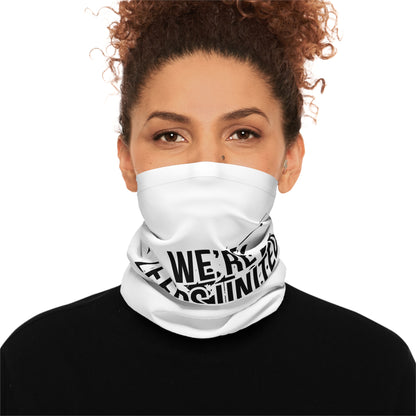 LUFC “We’re Leeds United” Winter  Neck Gaiter: Fleece-Lined Cold  Weather Essential