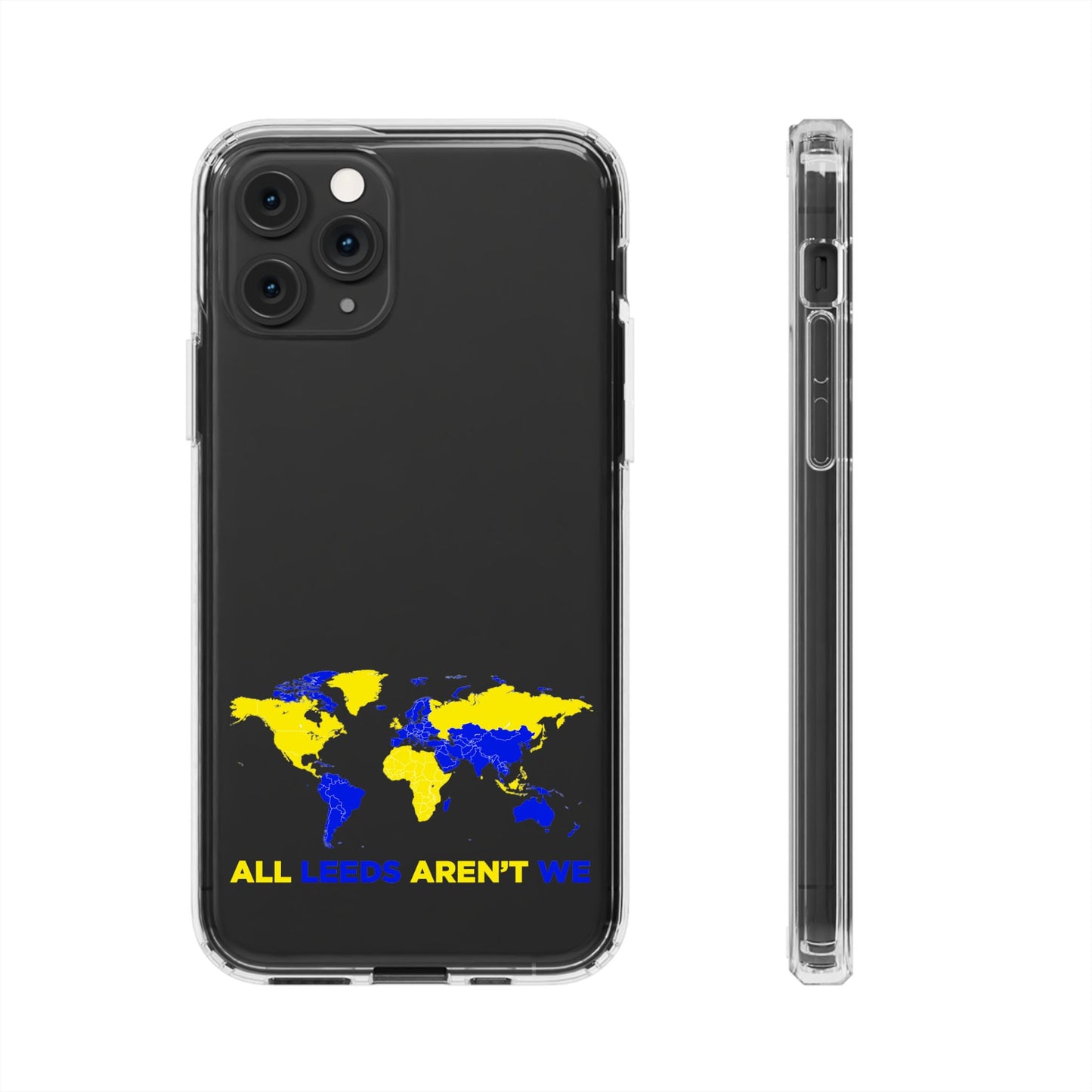 LUFC “All Leeds Aren’t We” Clear  Impact-Resistant Case