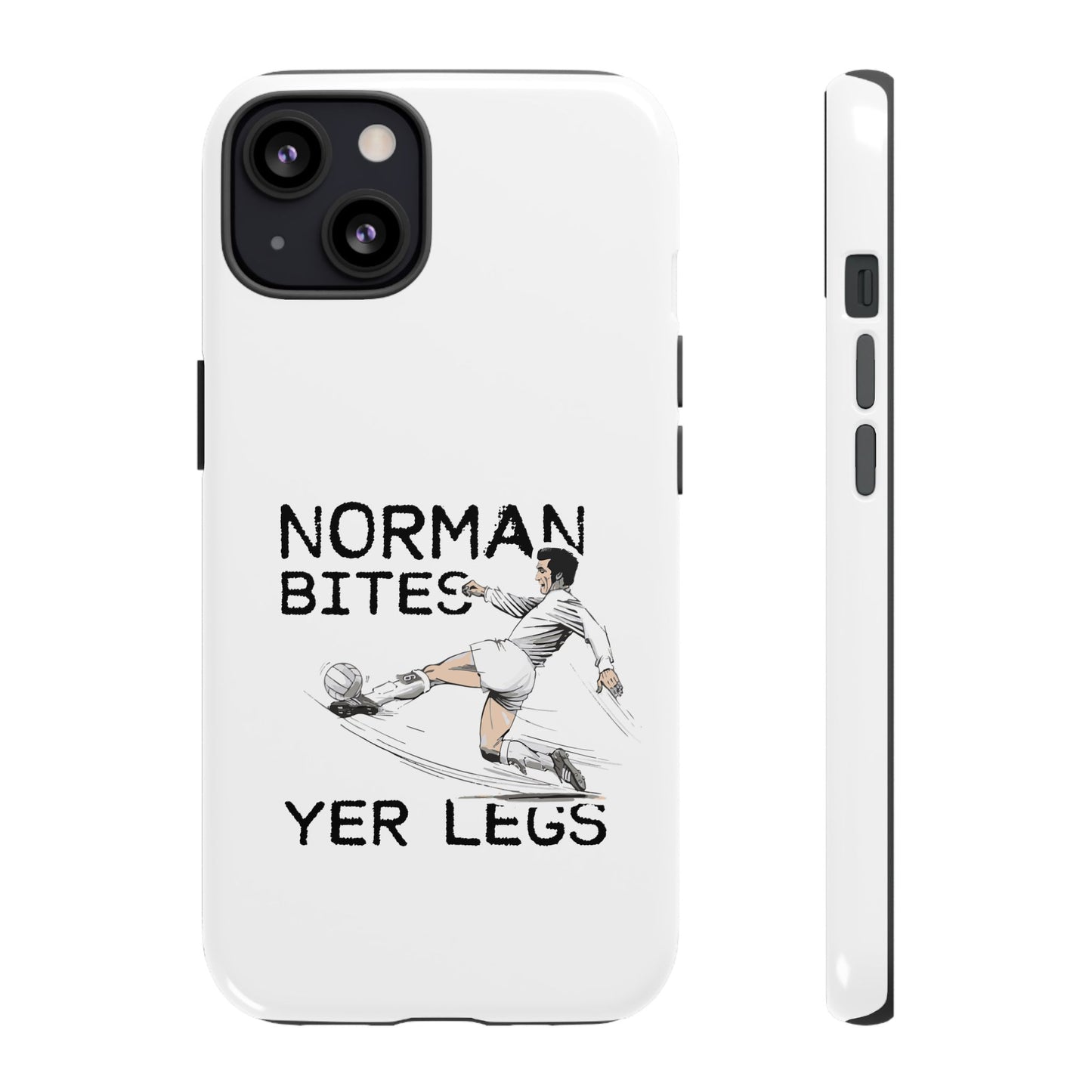 Leeds United NORMAN BITES 'YER  LEGS' Phone Case