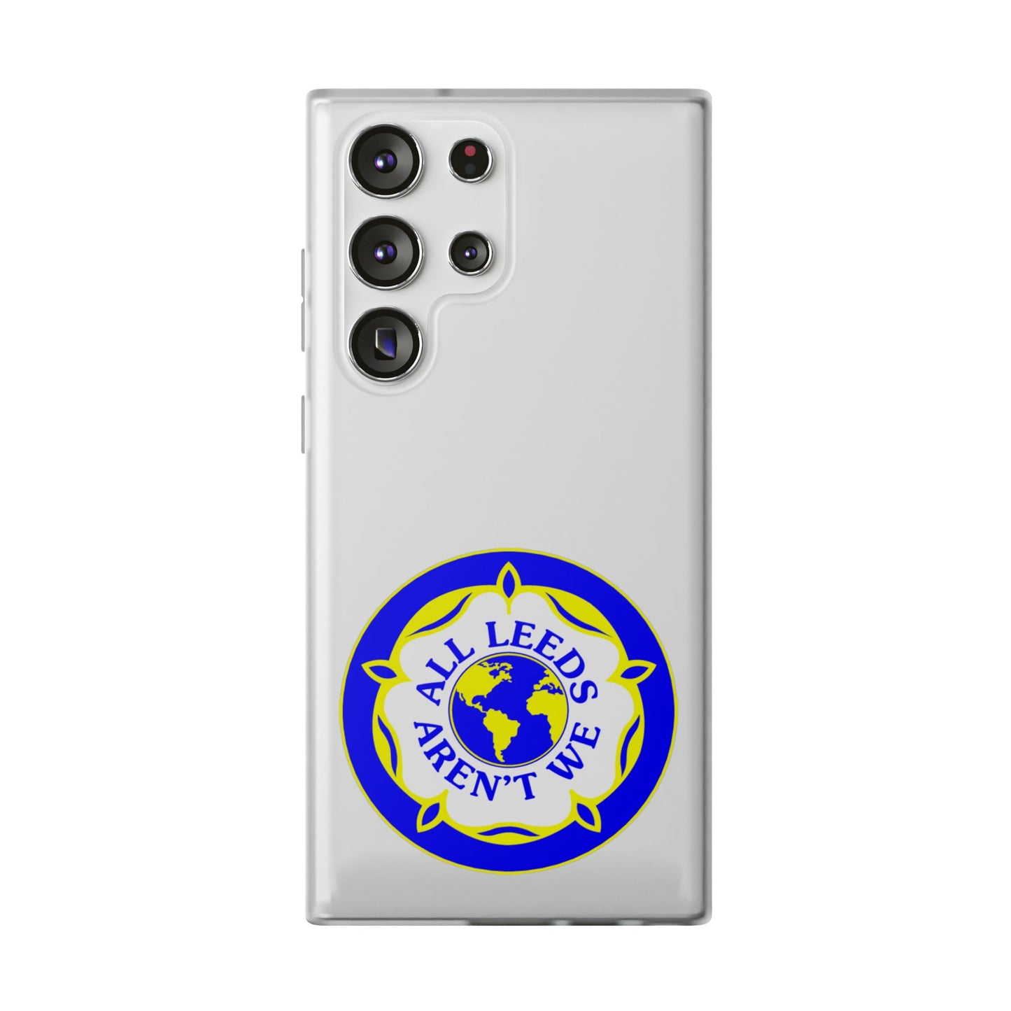 LUFC 'All Leeds Aren't We' Retro  Football: Flexi Case