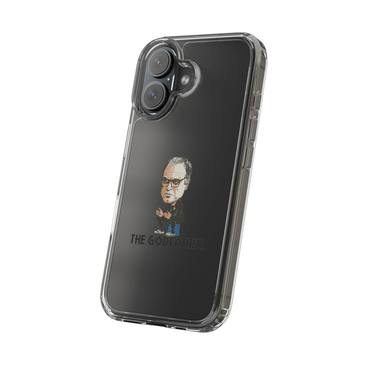 Clear Phone Case - Cartoon Bielsa the Godfather