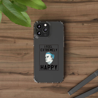 Clear Phone Case - Bielsa I feel Extremely Happy