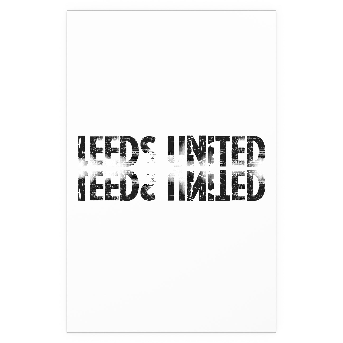LUFC “Leeds United” Silk Poster