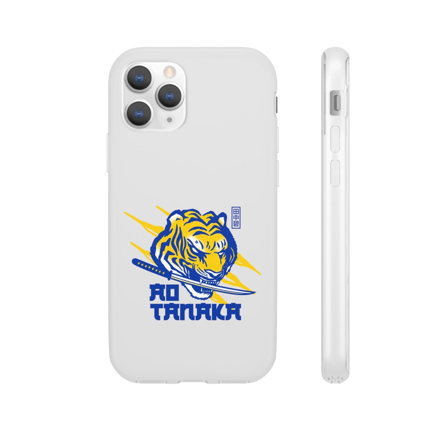 LUFC 'AO TANAKA' Retro Football:  Flexi Case