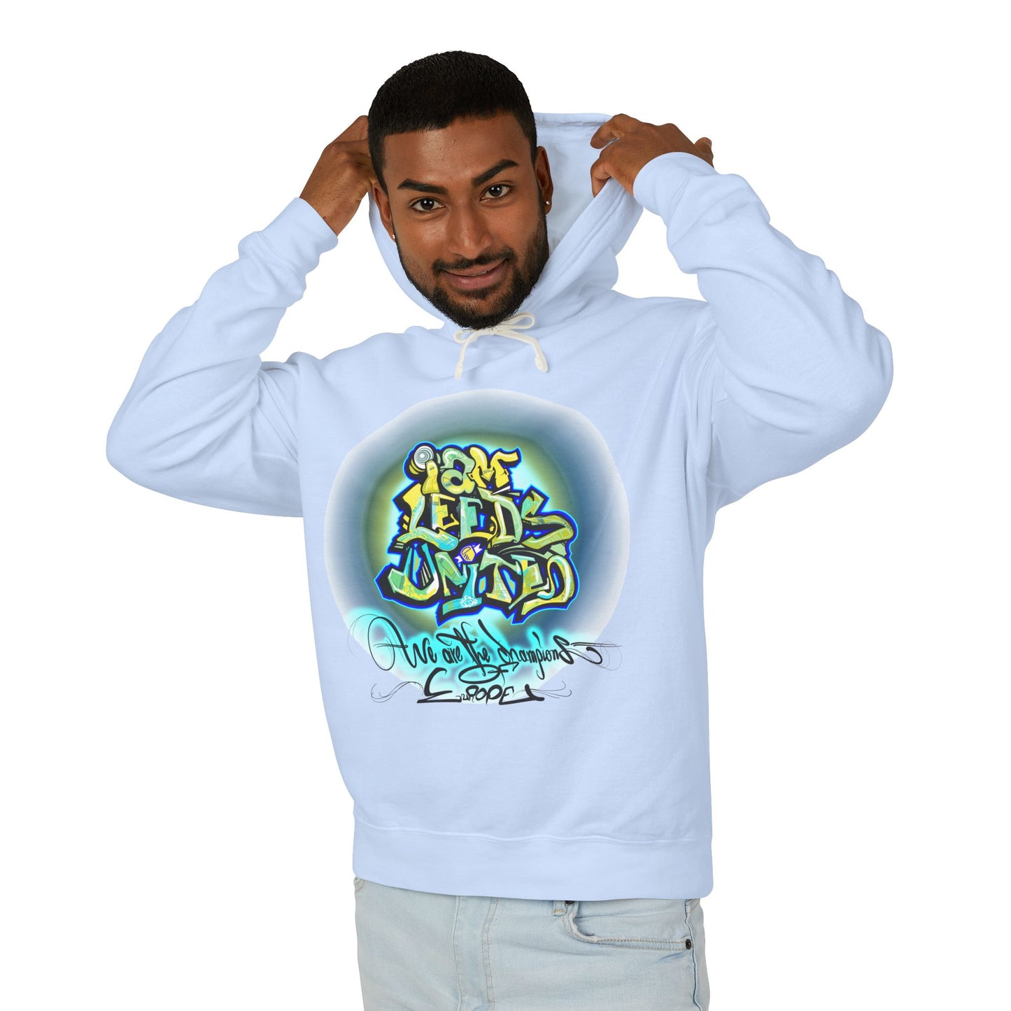 LUFC "I am Leeds United" Hoodie  Lightweight Unisex